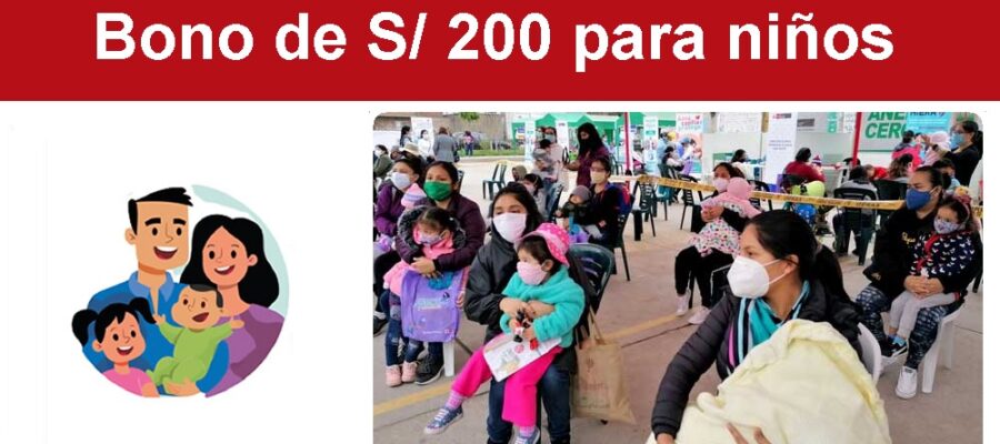 Bono de S 200 para niños