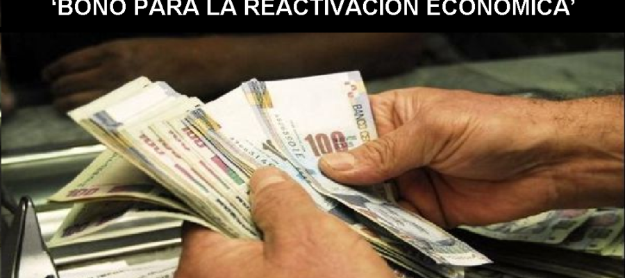 BONO PARA LA REACTIVACIÓN ECONÓMICA
