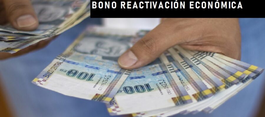 BONO REACTIVACIÓN ECONÓMICA