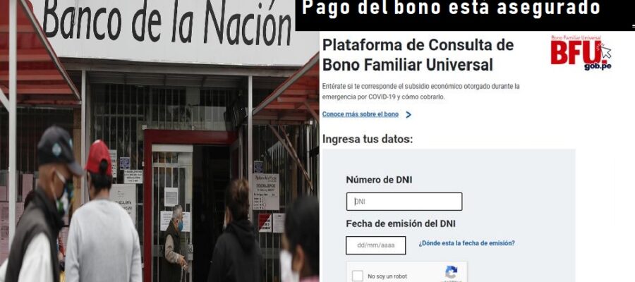 Pago del bono está asegurado