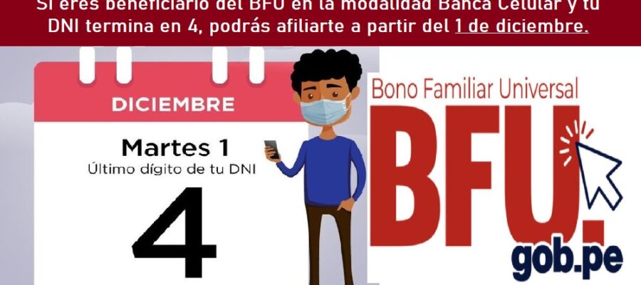 Si eres beneficiario del BFU