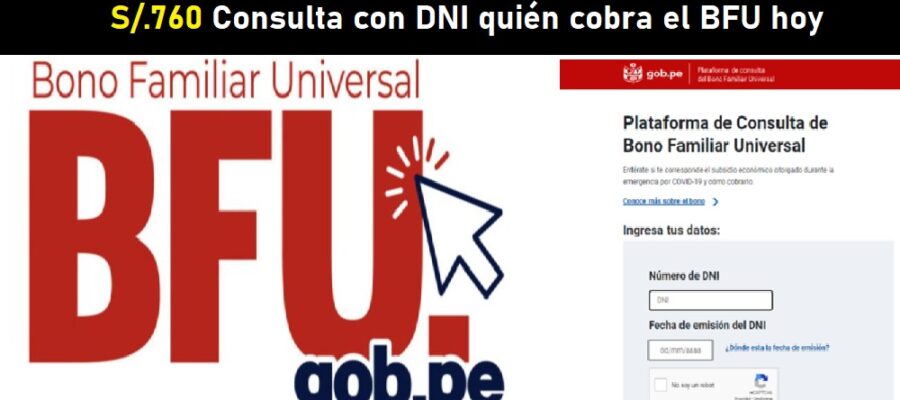 consulta con DNI quién cobra el BFU hoy, 3 de diciembre