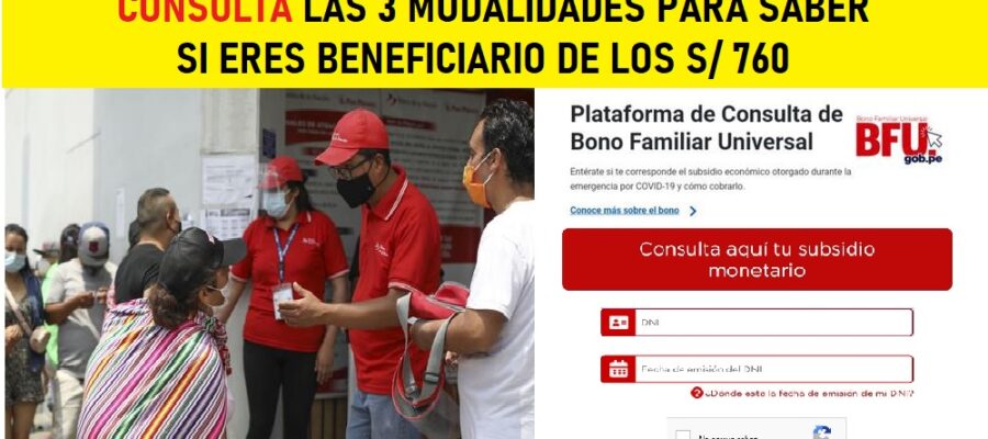 CONSULTA LAS 3 MODALIDADES PARA SABER SI ERES BENEFICIARIO