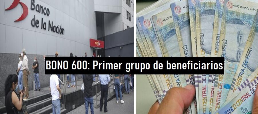 Primer grupo de beneficiarios