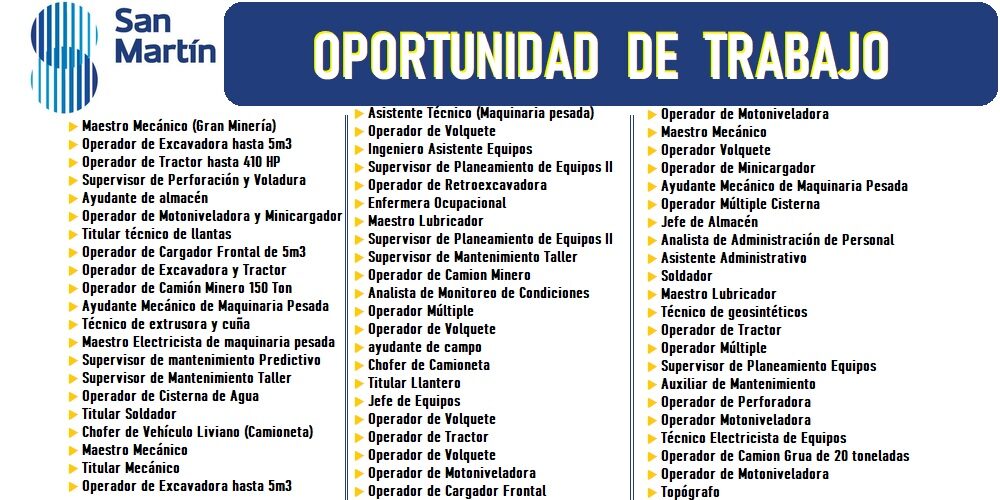 san martin contratistas generales