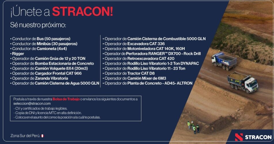 stracon trabajo febrero 2021