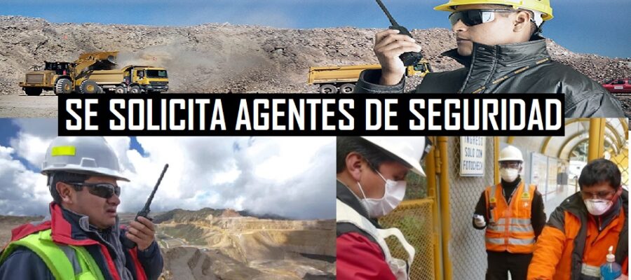 SE SOLICITA AGENTES DE SEGURIDAD