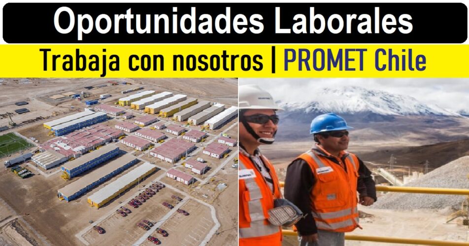 Trabaja con nosotros PROMET Chile