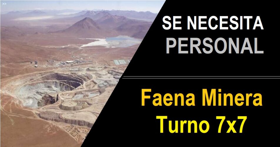 Faena Minera turno 7x7