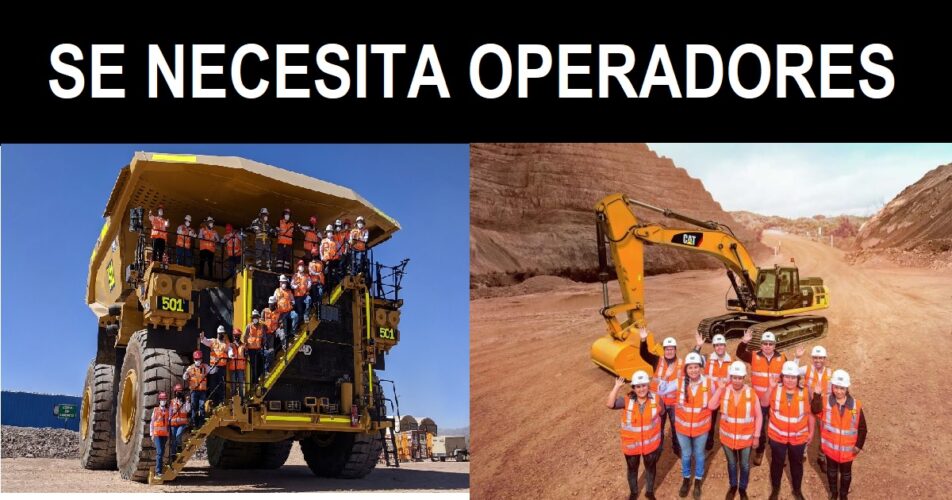 SE NECESITA OPERADORES