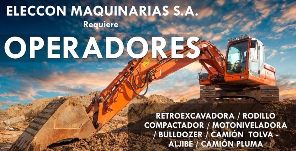 Eleccon Maquinarias nos encontramos realizando búsqueda