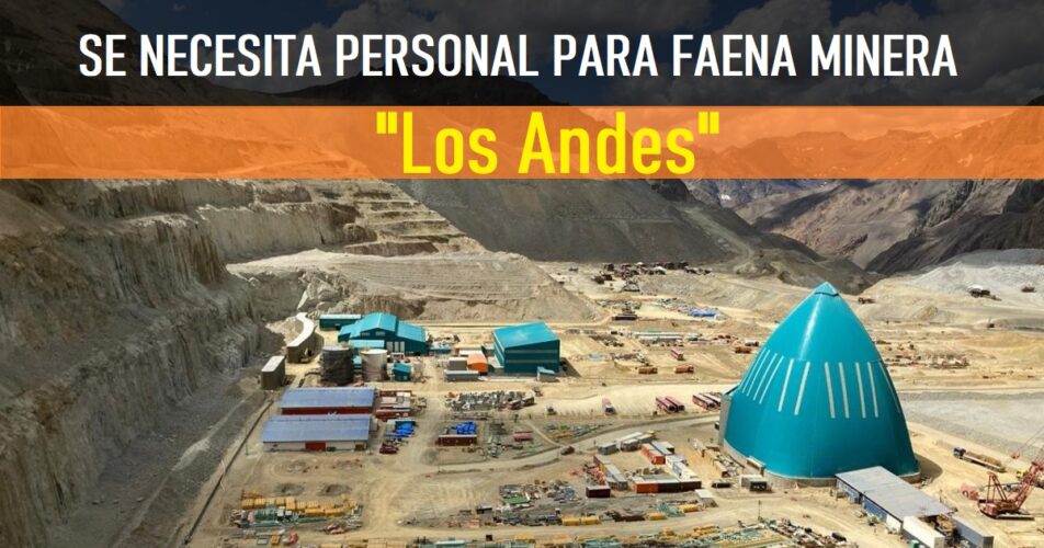 Faena minera los andes