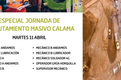 Reclutamiento Masivo de personal para Calama