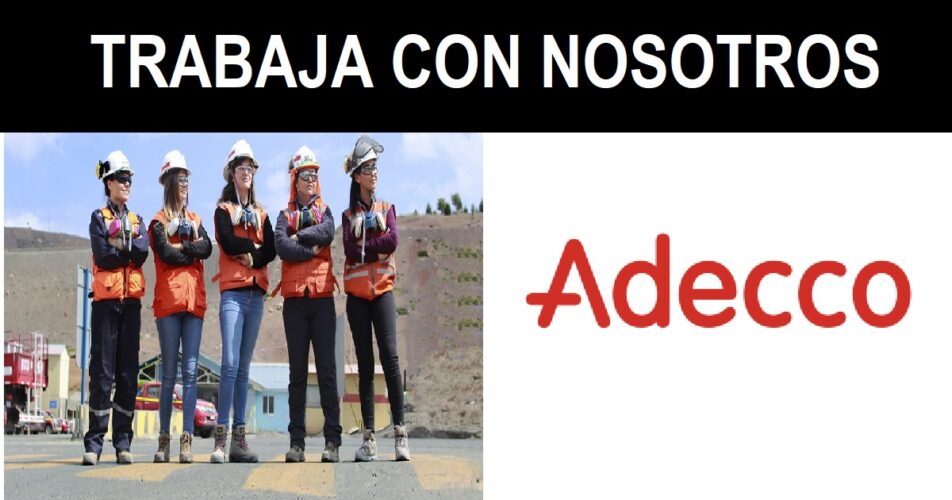 TRABAJA CON NOSOTROS EN ADECCO