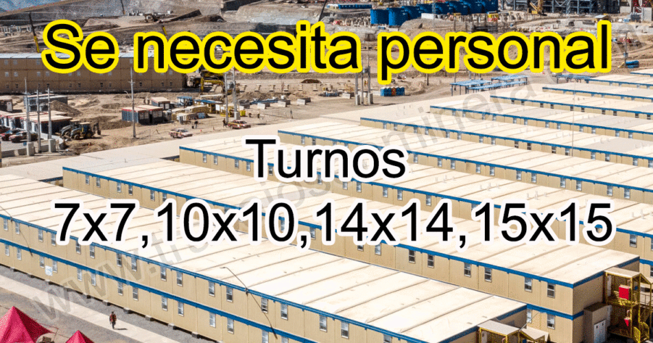 Se necesita personal para trabajar por turnos