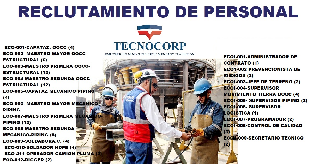 RECLUTAMIENTO DE TECNOCORP