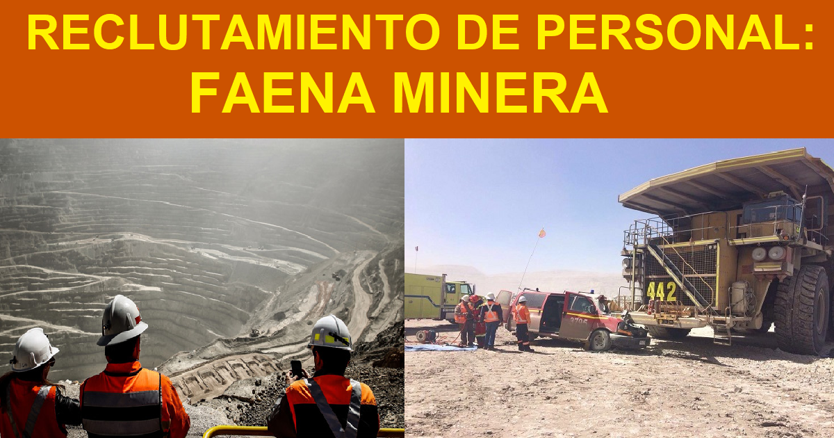 FAENA MINERA TURNO 4X3