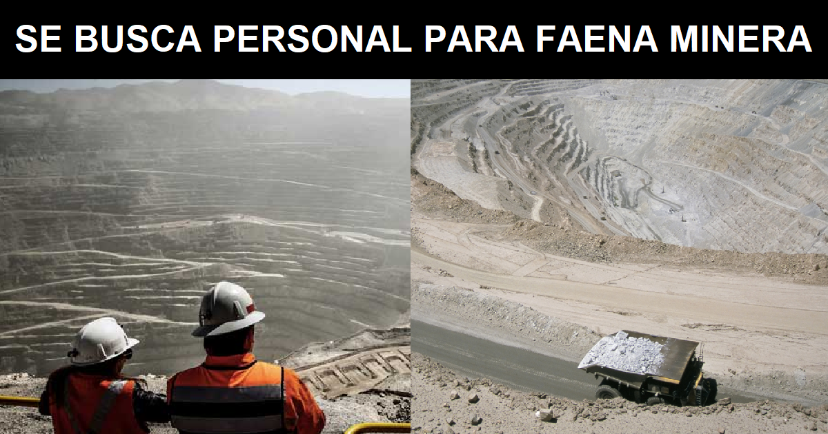 FAENA MINERA 15x15