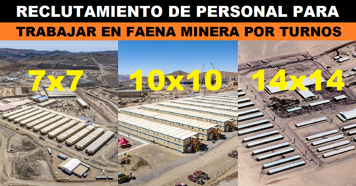 FAENA MINERA POR TURNOS