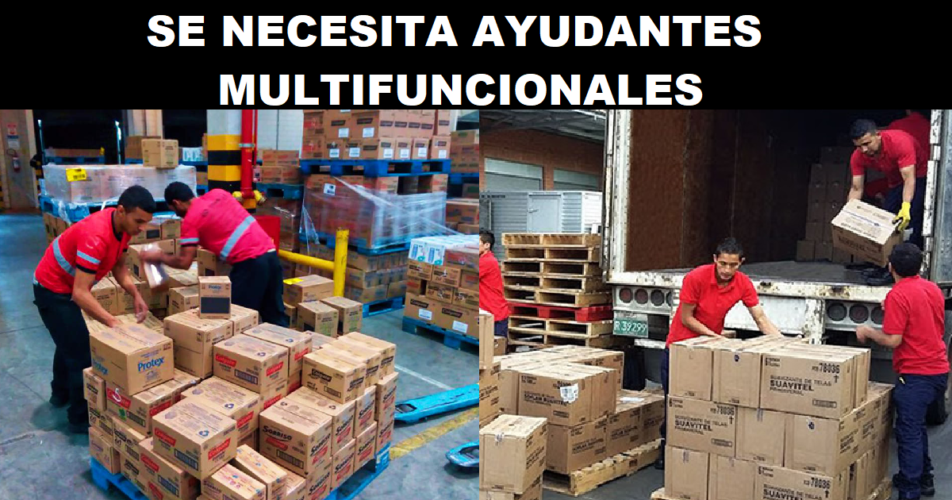 SE NECESITA AYUDANTES MULTIFUNCIONALES