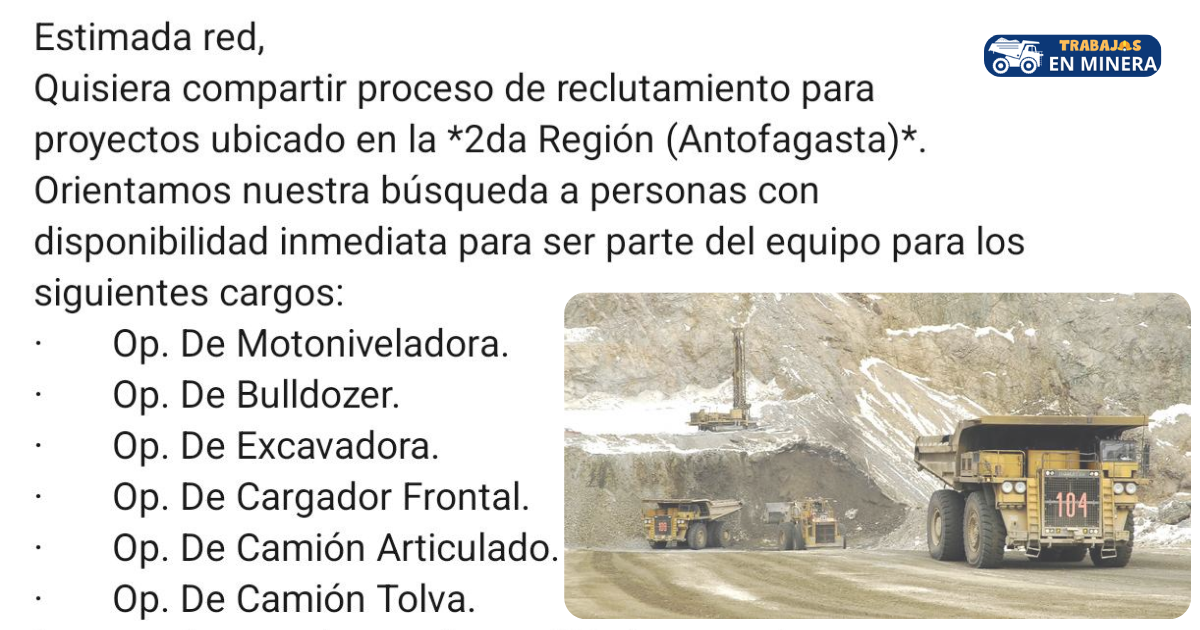proyectos ubicado en la 2da Región