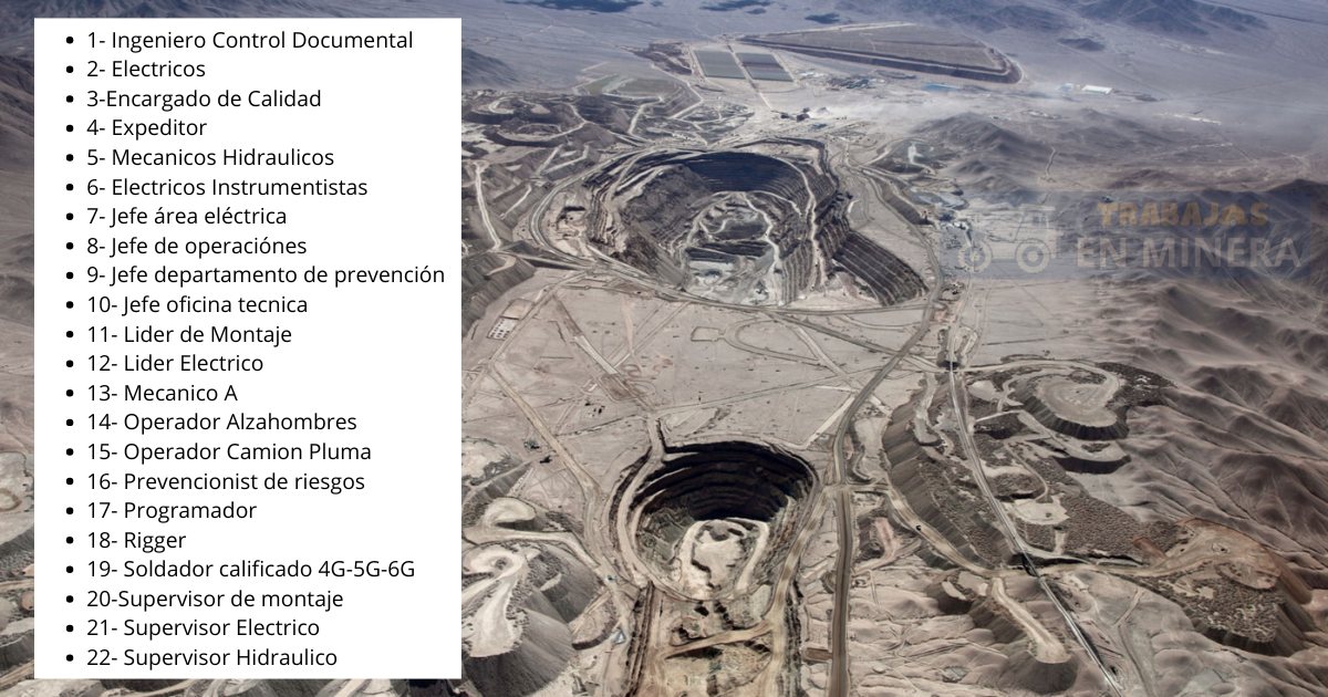 proyecto minero en Calama para Radomiro Tomic
