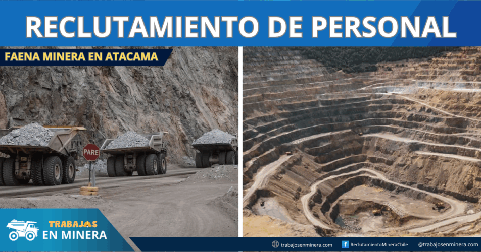 Faena minera en Atacama