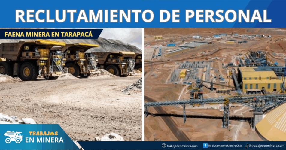Faena minera en Tarapacá