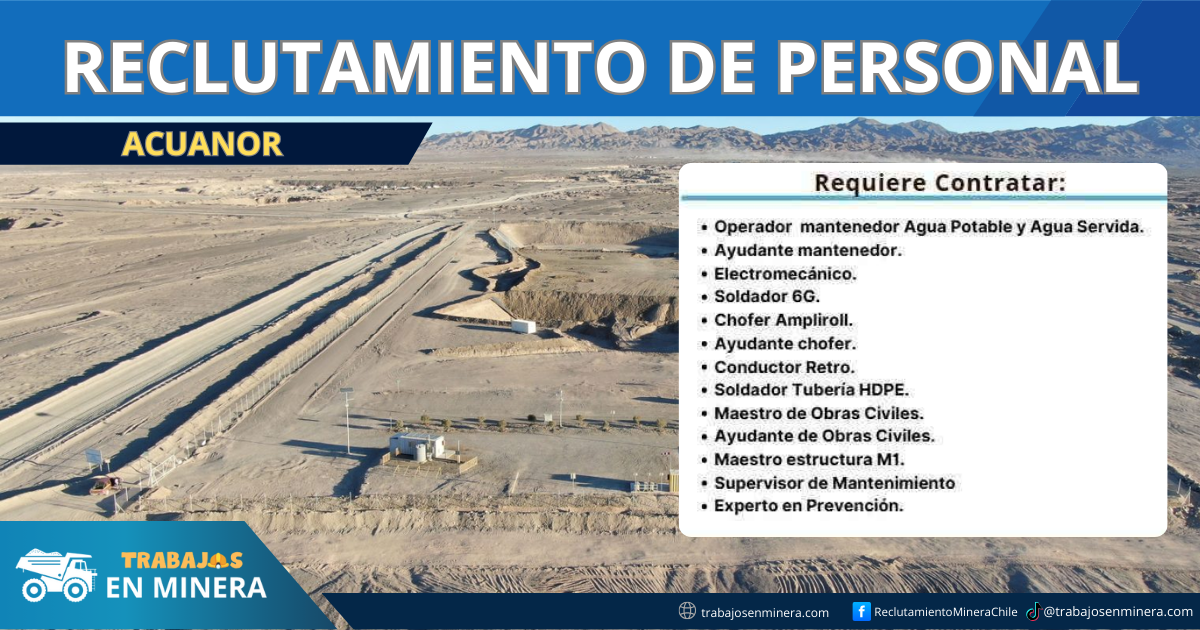 Oportunidades Laborales en Acuanor