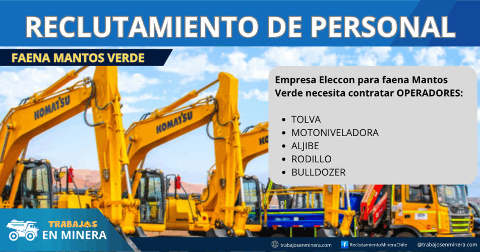 Faena Mantos Verde - Empresa Eleccon