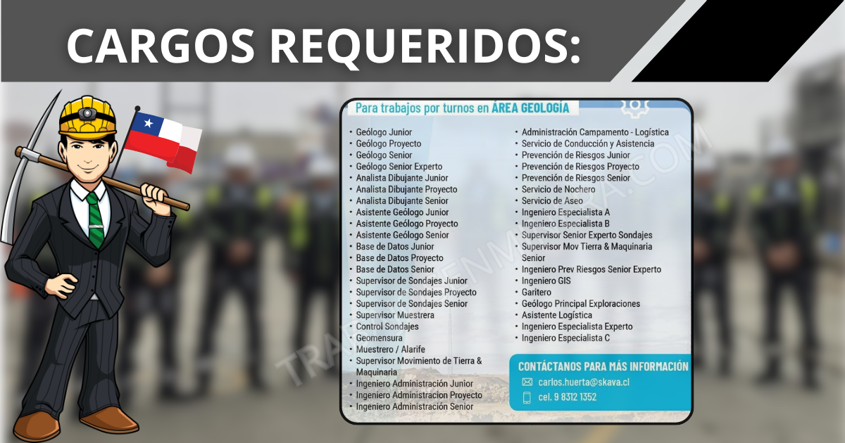Reclutamiento para SKAVA CONSULTING