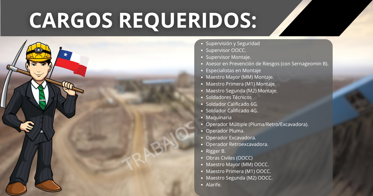 Reclutamiento para EVH INGENIERÍA