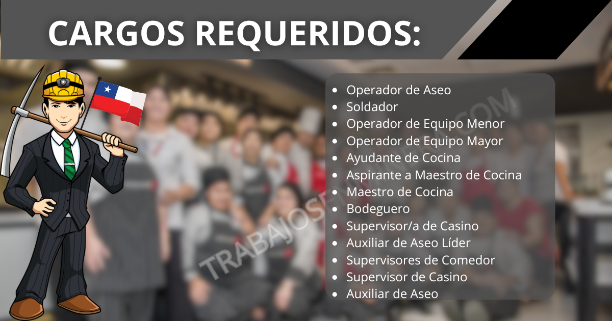 personal para Aramark Chile