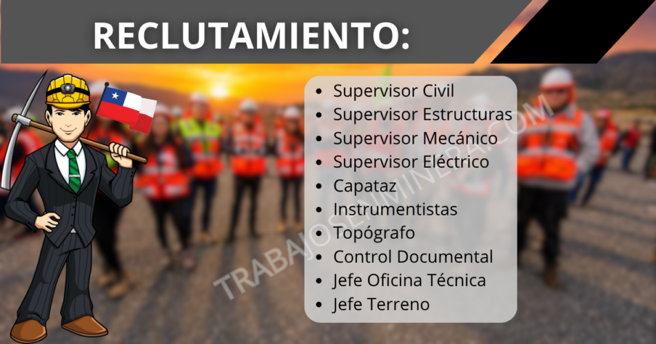 PERSONAL PARA IGR CONSTRUCCIÓN Y MONTAJE