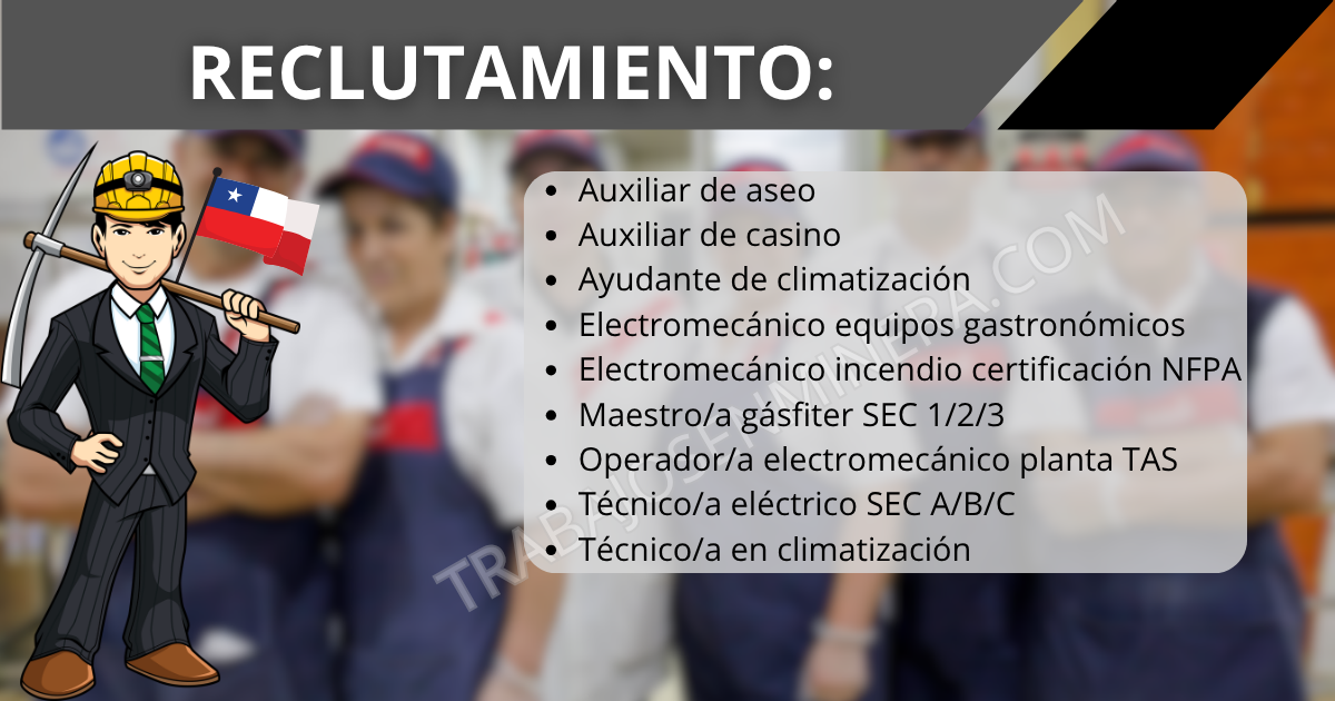 RECLUTAMIENTO MASIVO SENCE para Sodexo