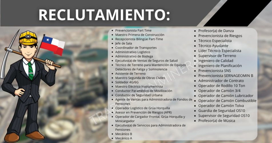 Reclutamiento para Calama