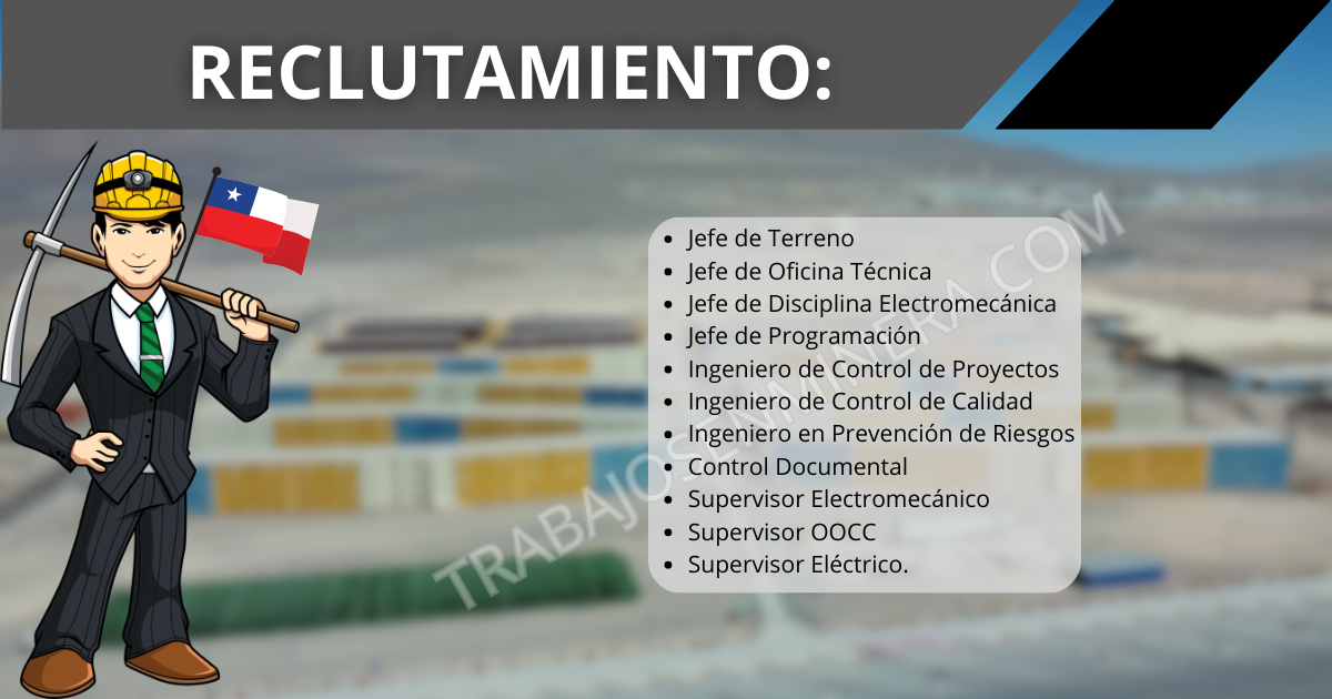 personal para vcsa Minera Escondida