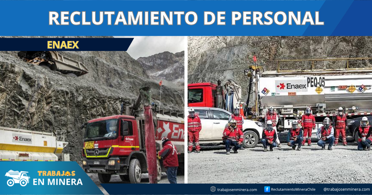 Enaex busca trabajadores para minería