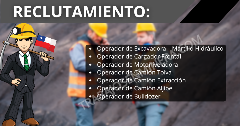 Reclutamiento de operadores para GRV Global