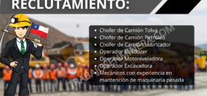 Reclutamiento de operadores y mecánicos para Excon