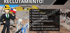 Reclutamiento de personal para proyecto minero VGA Minería