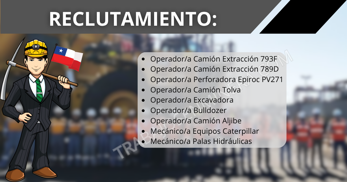 Reclutamiento para ICV Busca Operadores