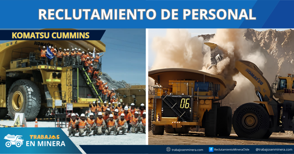 Komatsu Cummins abre nuevas vacantes