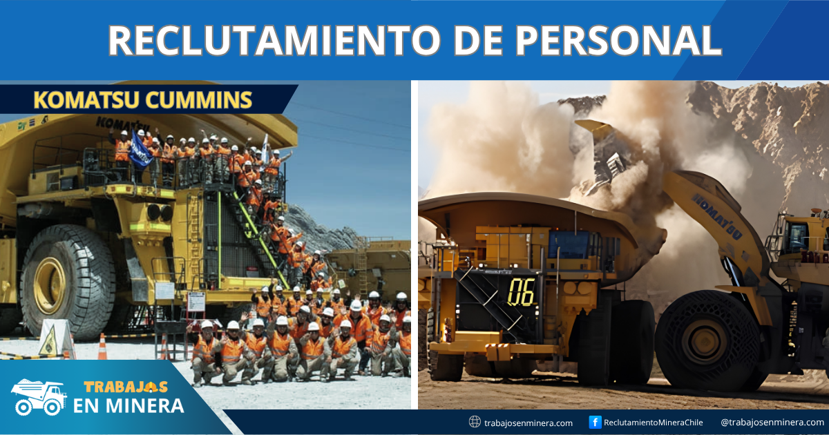 Komatsu Cummins abre nuevas vacantes