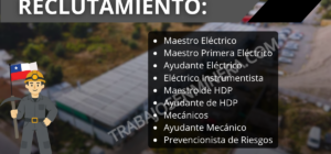 Reclutamiento minero en Antofagasta