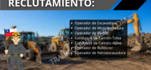 Reclutamiento para Operadores de Maquinaria Pesada en Santiago