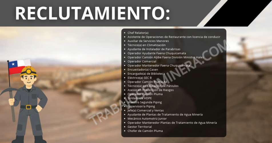 faena minera Calama