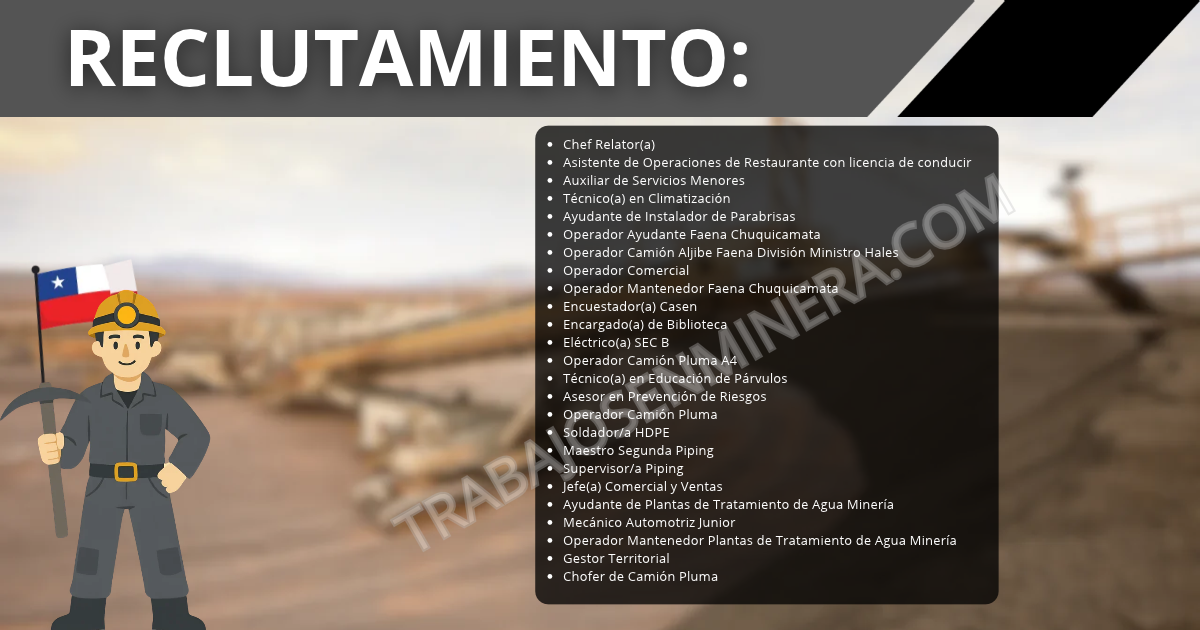 faena minera Calama