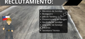 personal para GEOROCK en la Región del Maule