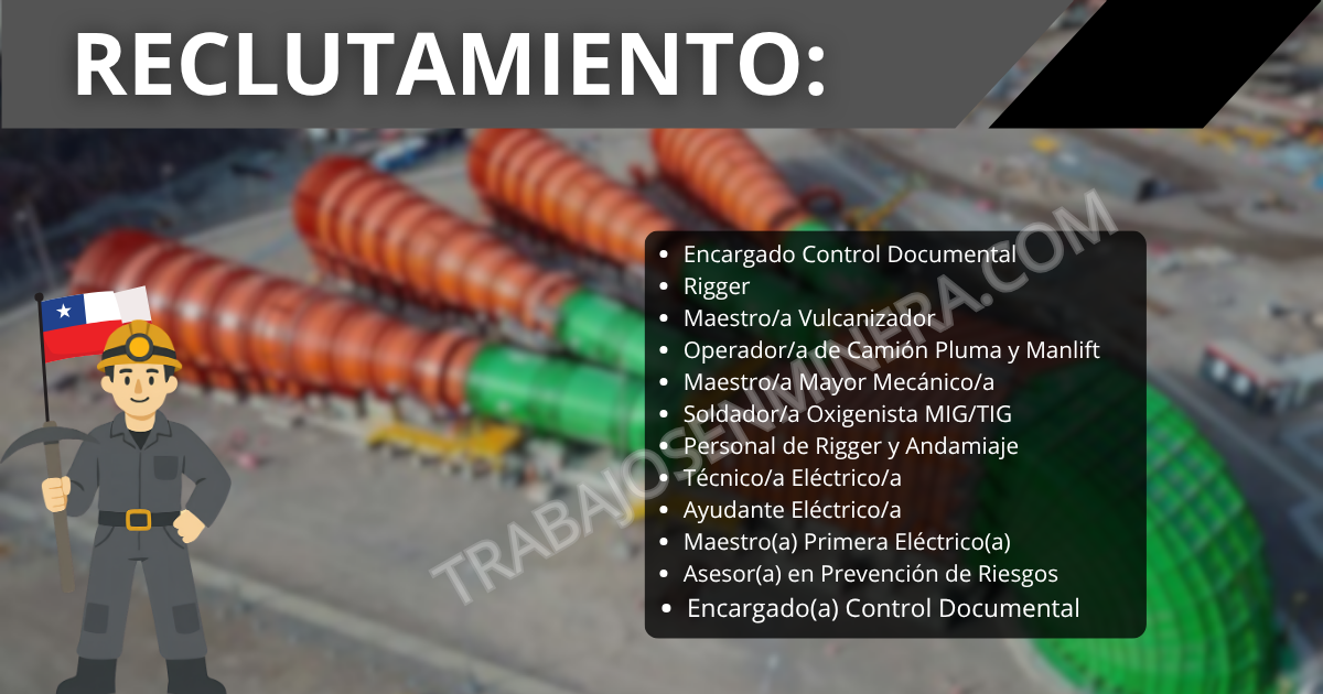 personal para NEXXO en Chuquicamata